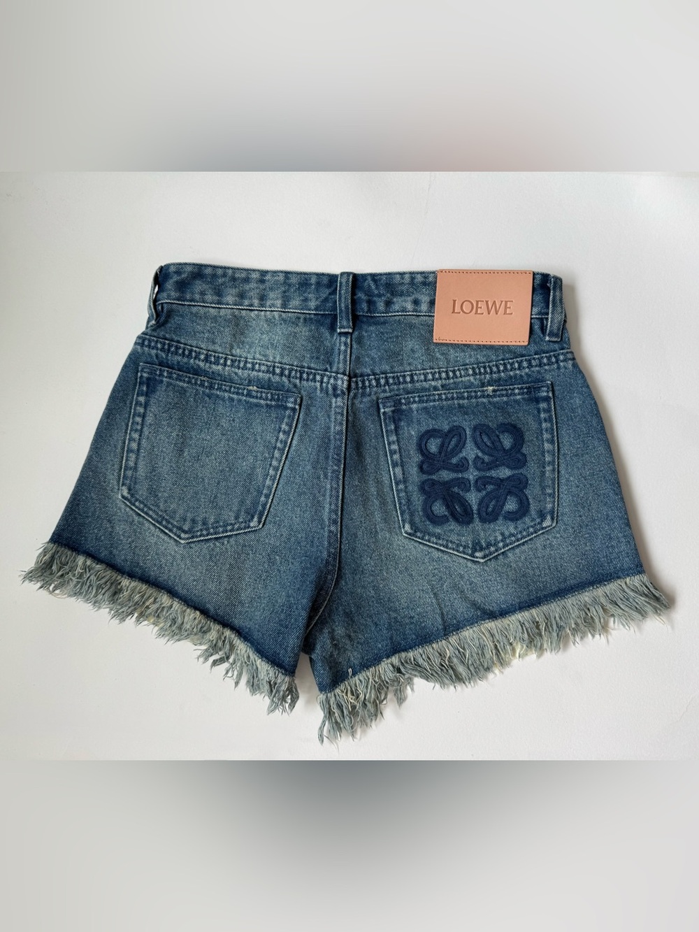 Loewe Paula's Ibiza Denim Shorts Size FR 36 - US 4